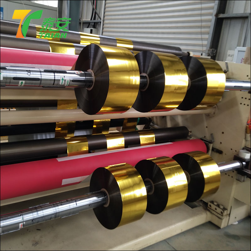 PET Gold Thermal Lamination Film Jumbo Roll