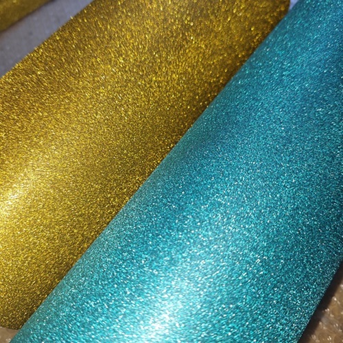 vakaa kultajauhe Glitter Thermal Laminating Film